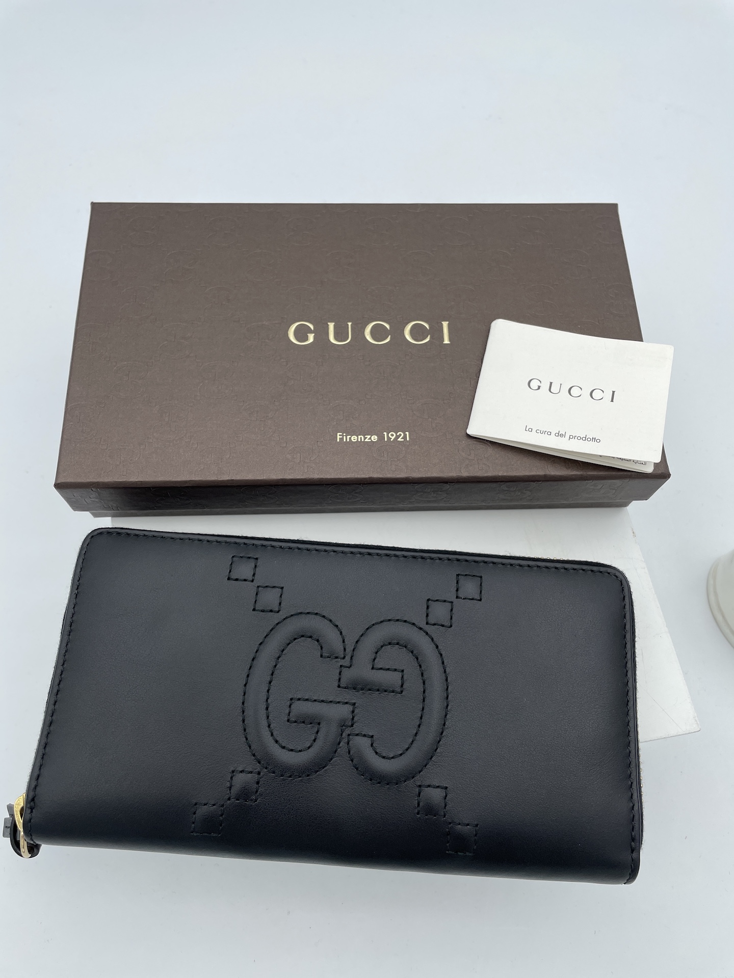 Gucci Continental Leder Portemonnaie